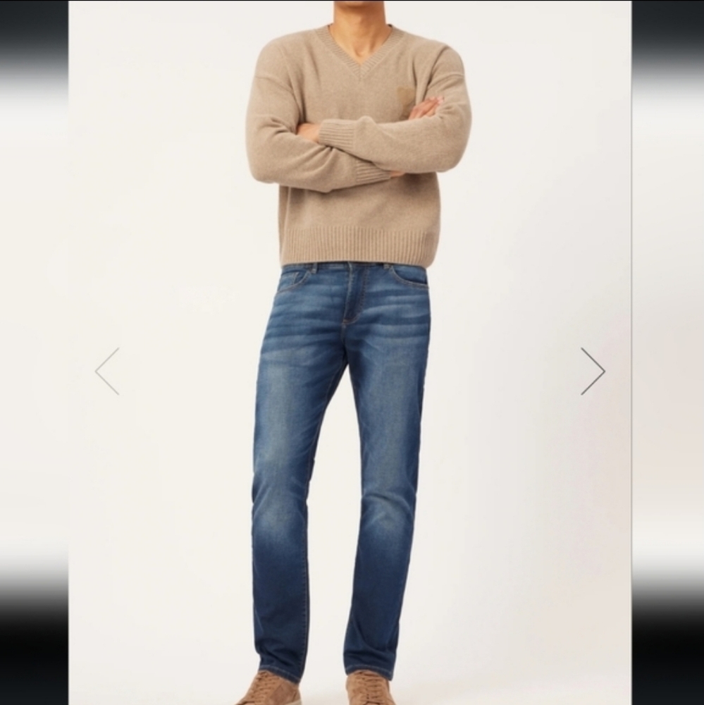 ❤️ DL1961 RUSSELL SLIM STRAIGHT JEANS, 32 - Picture 3 of 13